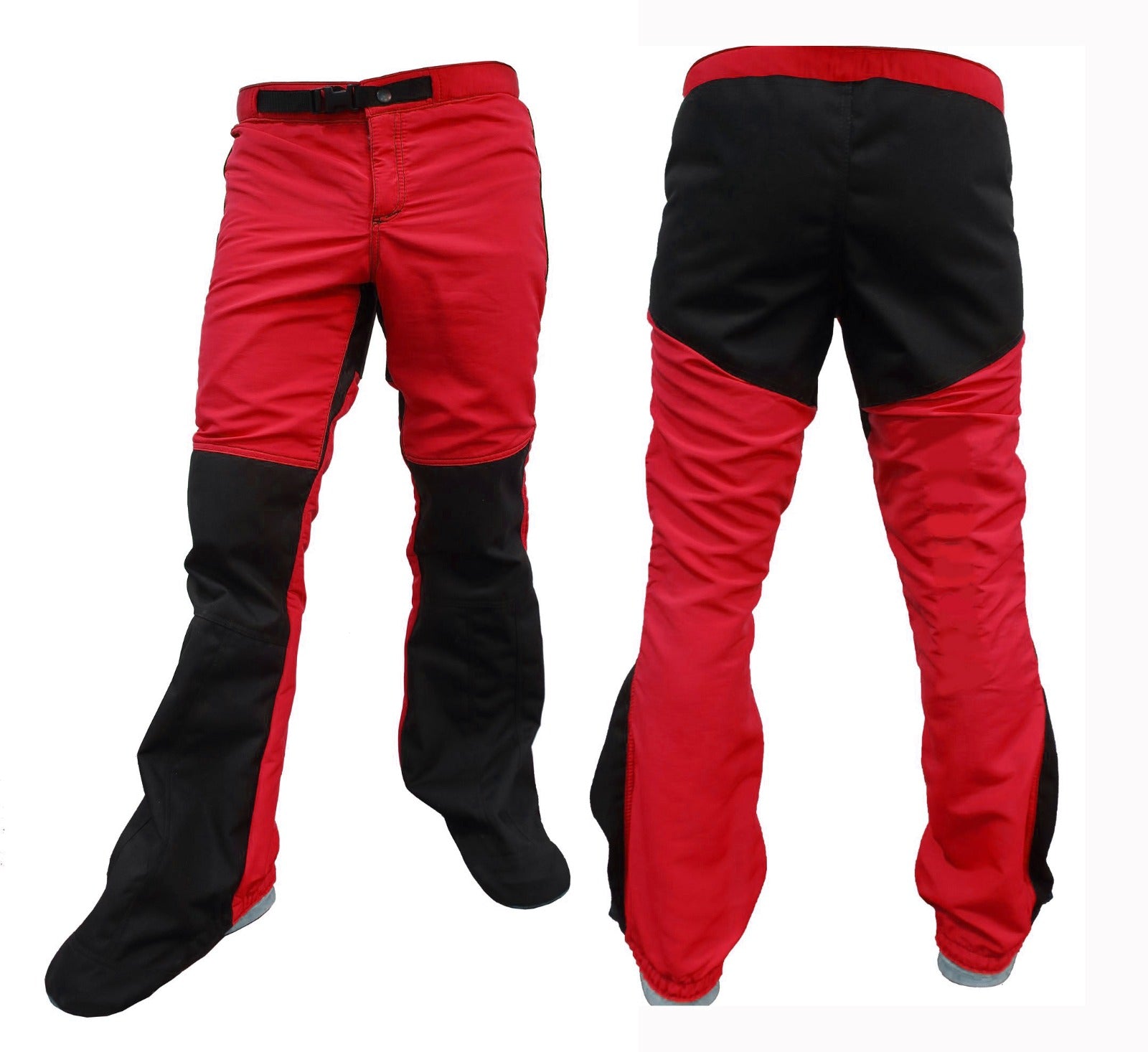 Skydiving pants with booties -